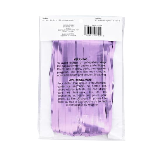 12 Pack: 8ft. x 3ft. Fringe Curtain by Celebrate It